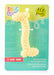 Lil Baby Bone – Puppy Teether Chew Toy, 4.25" - SZ125 - Yellow - 4.25"L - 1