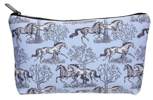 Lila Blue Toile Cosmetic Pouch - Jeffers - Women > Accessories, Jewelry, Handbags