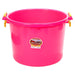 Little Giant Muck Tub – 40 & 70 Quart Heavy Duty Muck Bucket with Plastic Handles - M31CA - 70 qt - Pink - 1