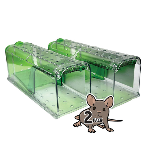 Live Catch & Release Mouse Traps, 2-Pack - B2F2 - 2 - 1