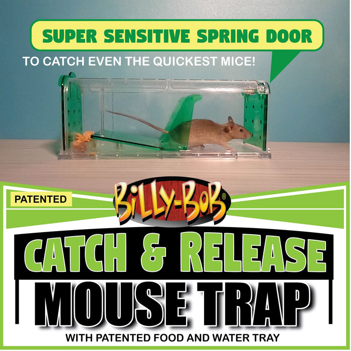 Live Catch & Release Mouse Traps, 2-Pack - B2F2 - 2 - 7