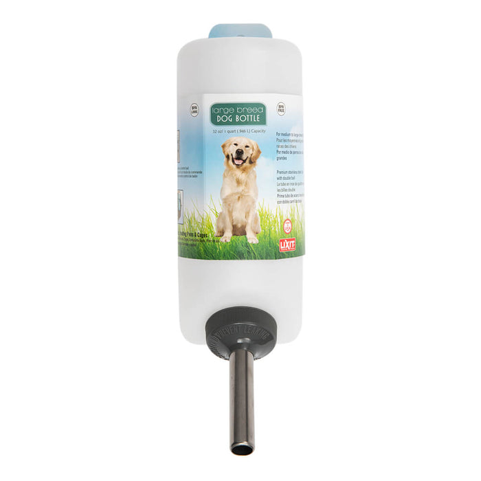 Lixit Plastic Water Bottle and Tube - Jeffers - Animal & Pet Supplies > Pet Bowls, Feeders & Waterers