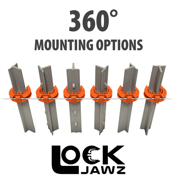 Lock Jawz T - Post Insulator - Jeffers - Farm & Ranch Supplies > Fencing & Barriers