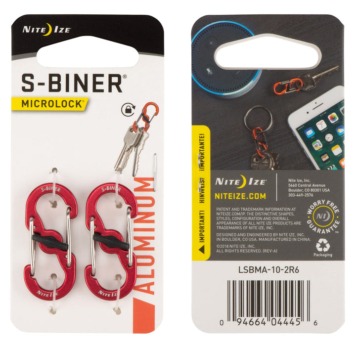 Locking Aluminum S - Biner, 2 - pack - Jeffers - Dog Supplies > Dog Apparel > Dog Collars, Harnesses, & Leashes