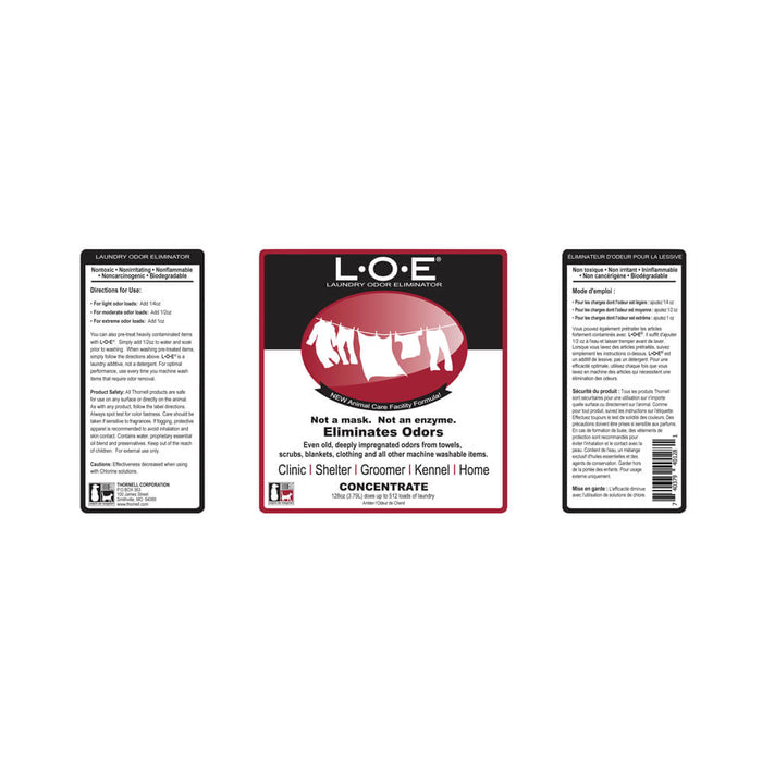 L.O.E. Laundry Odor Eliminator, Concentrate - Jeffers - Animal & Pet Supplies > Pet Odor & Stain Removers