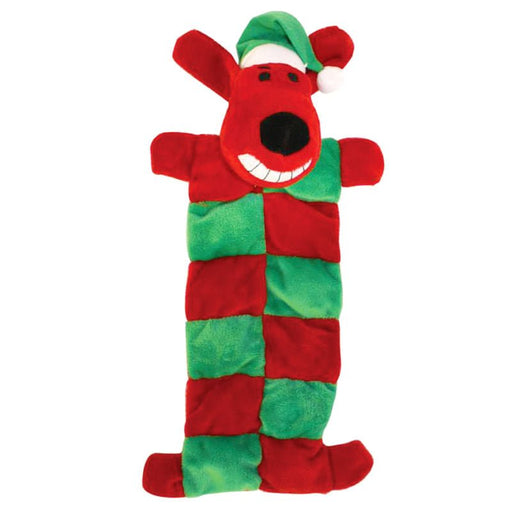 Loofa Dog Christmas Squeaker Mat - Jeffers - Dog Supplies > Dog Toys