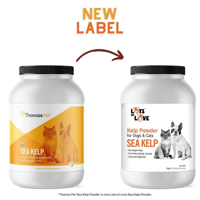 Lots of Love Sea Kelp Granular for Dogs and Cats - Jeffers - Animal Health & Wellness > Vitamins & Supplements