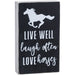 Love Horses Sign - Jeffers - Home Goods & Gifts > Home Decor and Candles for Home Improvement