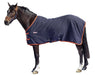 Loveson Stable Sheets, Navy/Navy/Orange - Jeffers - Horse Supplies > Horse Blankets & Sheets