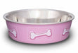 Loving Pets Bella Dog Bowls, Stainless Steel - Jeffers - Animal & Pet Supplies > Pet Bowls, Feeders & Waterers