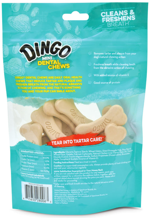 Mini Dingo Dental Chews, 24 ct. - 24 ct Mini Dingo Dental Chews  