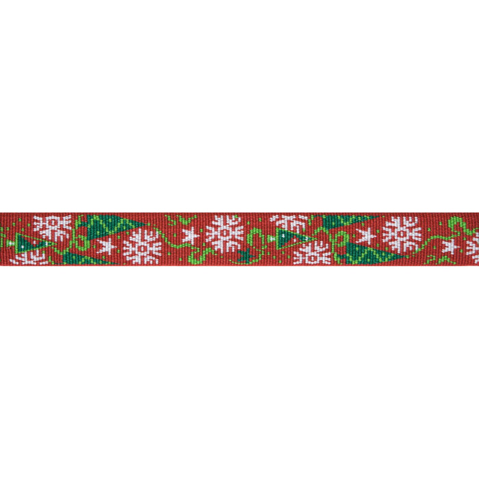 Lupine 1' W Christmas Cheer Dog Collars & Leads - Jeffers - Dog Supplies > Dog Supplies