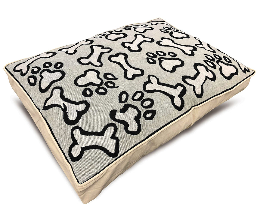 Luxury Jacquard Pet Pillow Bed, 36'L x 27'W x 4'H - Jeffers - Dog Supplies > Dog Beds