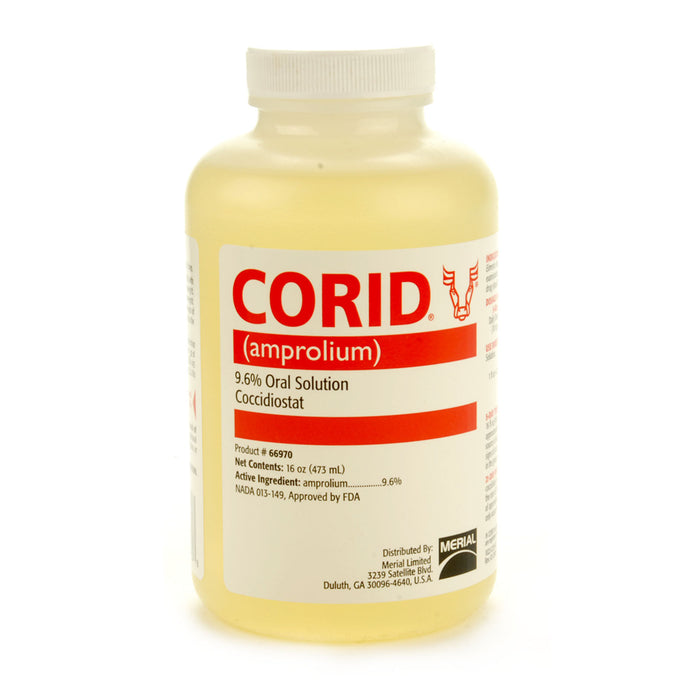 Corid Solution (Amprolium 9.6%) - Corid Solution, 16 oz  