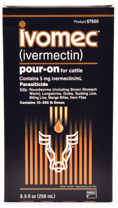 Ivomec Pour-On Cattle Wormer - 250 mL Ivomec Pour-On  