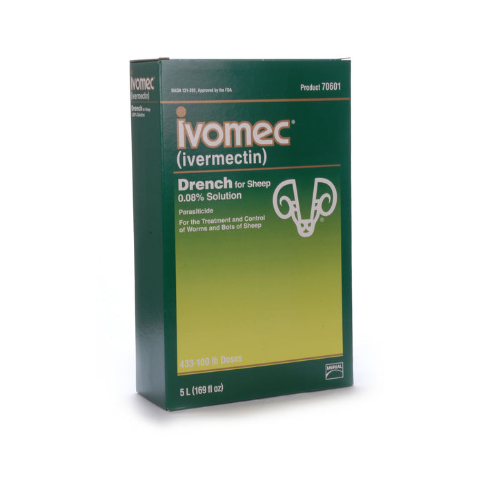 Ivomec Sheep Drench Dewormer - Ivomec Sheep Drench Dewormer, 5000 mL (5 L)  