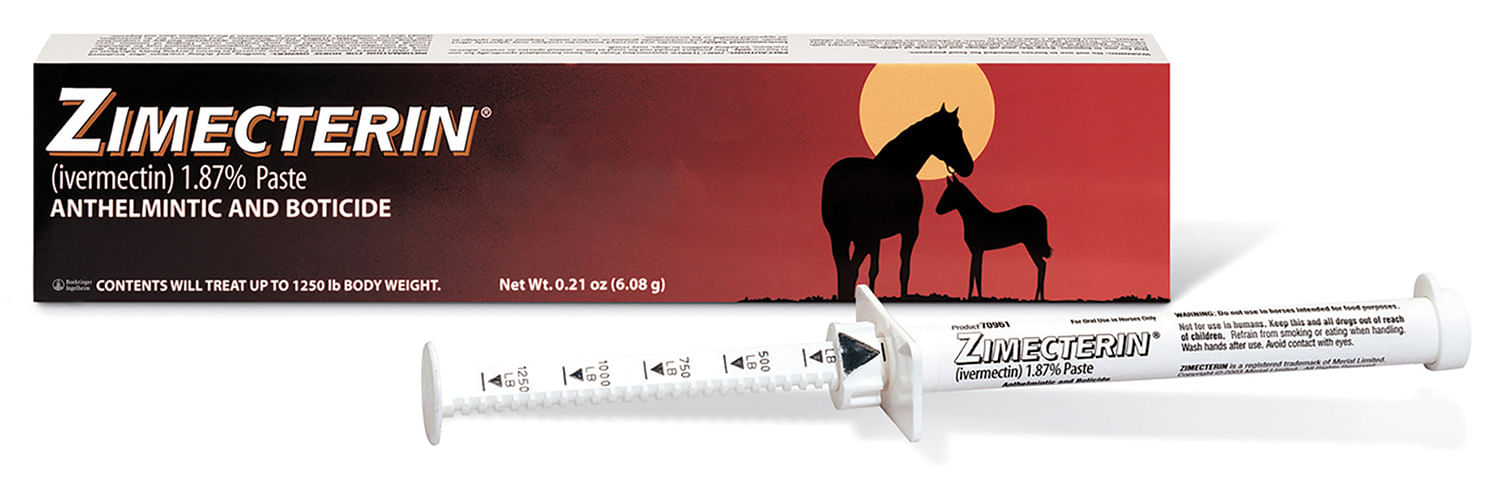 Zimecterin Horse Dewormer Paste, 1-dose - Single Pack  