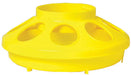 Little Giant Plastic Chicken Feeder Base - Yellow  