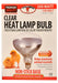 Clear Heat Lamp Bulb, 250 Watt -   