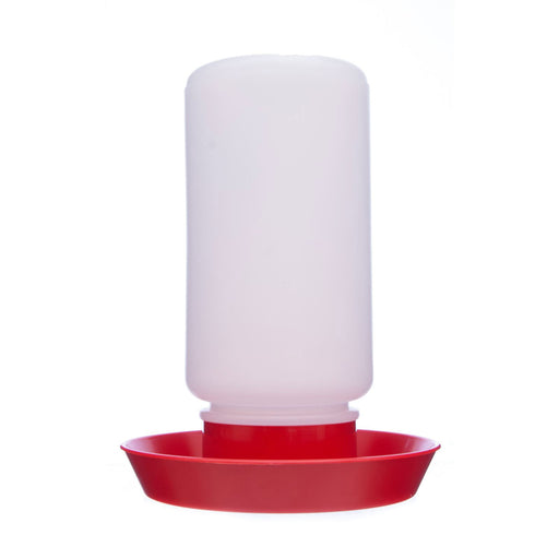 Little Giant Chicken Waterer 1 Qt Plastic Jar and Base - 1 Quart Plastic Jar (No Base)  