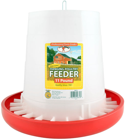 Little Giant Plastic Hanging Chicken Feeders - 11 lb Plastic Hanging Chicken Feeder  