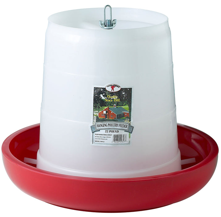 Little Giant Plastic Hanging Chicken Feeders - 22 lb Plastic Hanging Chicken Feeder  