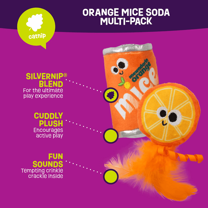 Mad Cat Orange Mice Soda - DKXW - Multi - 3