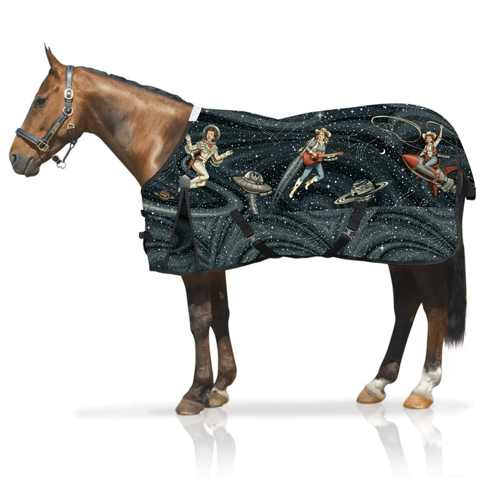 Jeffers Expression Pony 1200 Denier Medium Weight Standard Neck Turnout Blanket, 240g Fill