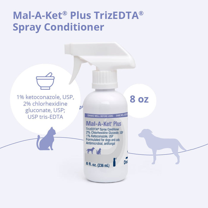 Mal - A - Ket Plus TrizEDTA Dog & Cat Spray Conditioner, 8 oz - 013DP-03088 - Bottle - 4