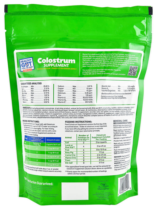 Manna Pro Colostrum Supplement - Jeffers - Cattle Supplies > Cattle Supplies