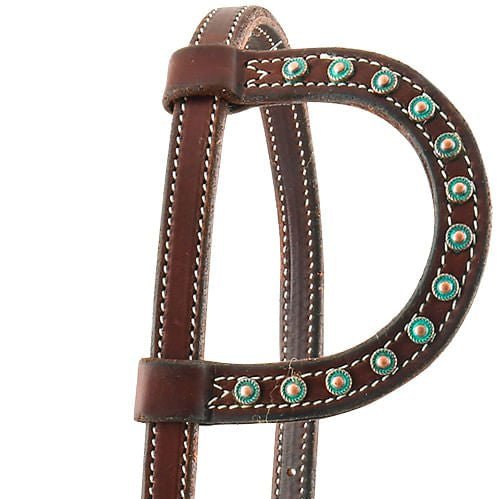 Martin Antique Turquoise Sliding Ear Headstall - CR1H2 - 3