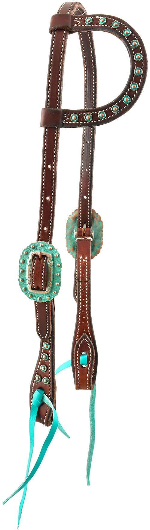 Martin Antique Turquoise Sliding Ear Headstall - CR1H2 - 1