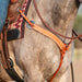Martin Saddlery 2" Breast Collar with Buckstitch - CR1WN - Brown - Horse - 3