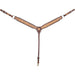 Martin Saddlery 2.5" Leather Breast Collar with Scroll Tooling - CR1WR - Brown - Horse - 1