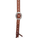 Martin Saddlery Buckstitched Leather Ranahan Headstall - CR1WL - Brown - Horse - 3