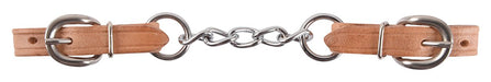 Martin Saddlery Harness and Twist Link Chain Curb Strap, 5 - Chain Link - Jeffers - Horse Supplies > Horse Tack > Bridle Bits