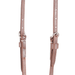 Martin Saddlery Harness Leather Slip Ear Headstall 1/2 - inch Thick, Natural - CR1P8 - Chestnut - 1/2" - 3