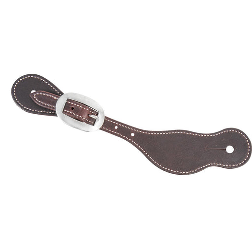 Martin Saddlery Rancher Latigo Spur Straps - CR1XA - Brown - Pair - 1