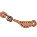 Martin Saddlery Roughout and Buckstitch Spur Straps - CR1X9 - Natural - Pair - 1