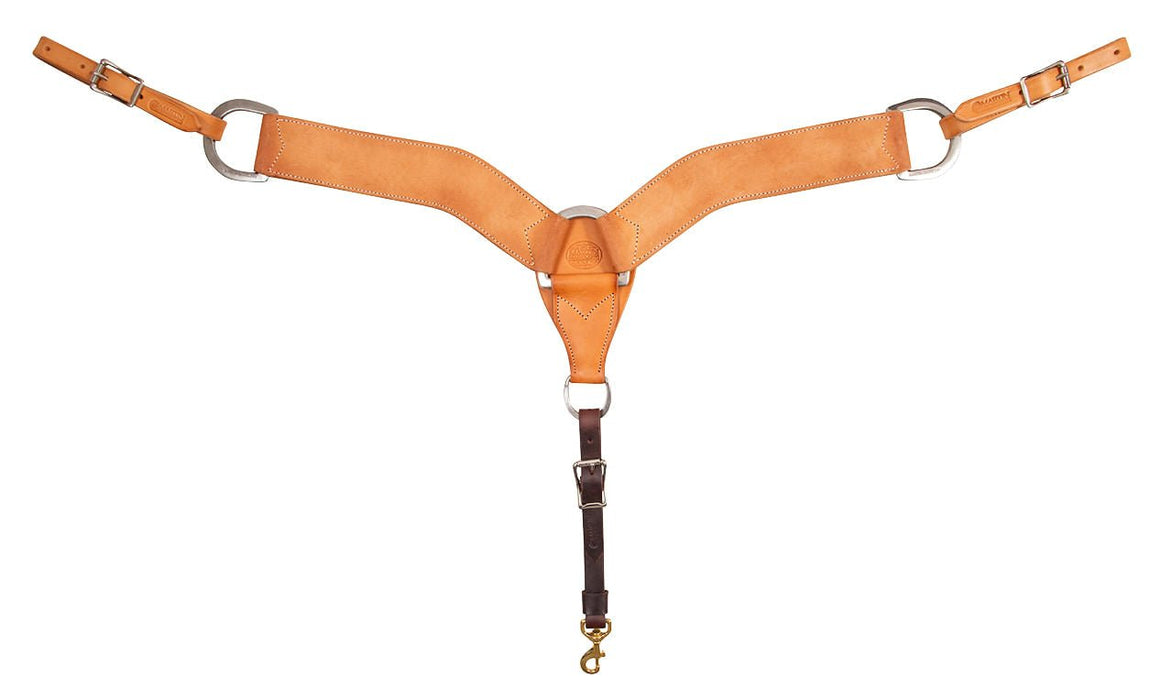 Martin Saddlery Roughout Breast Collar - CR1PV - Brown - 2.75" - 7