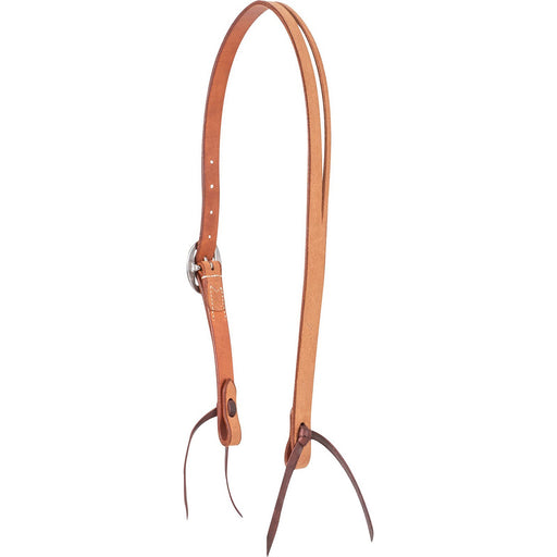 Martin Saddlery Roughout Leather Ranahan Headstall - CR1WV - Natural - 1