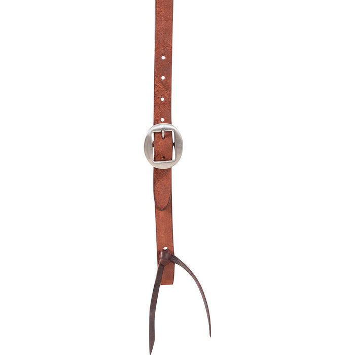 Martin Saddlery Roughout Leather Ranahan Headstall - CR1WW - Chestnut - 4