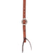 Martin Saddlery Roughout Leather Ranahan Headstall - CR1WW - Chestnut - 4