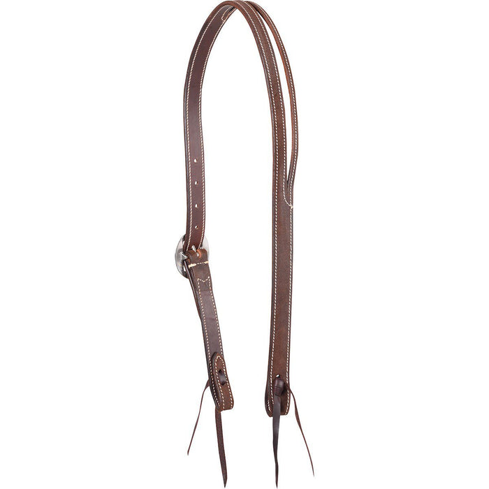 Martin Saddlery Roughout Leather Ranahan Headstall - CR1WX - Chocolate - 5