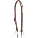 Martin Saddlery Roughout Leather Ranahan Headstall - CR1WX - Chocolate - 5