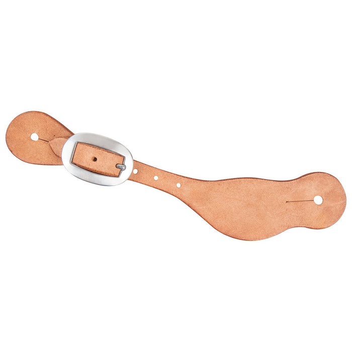 Martin Saddlery Roughout Leather Spur Straps - CR1X6 - Natural - Pair - 1