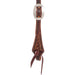 Martin Saddlery Weave Stamped Leather Slip Ear Headstall - CR1WB - Brown - Horse - 3