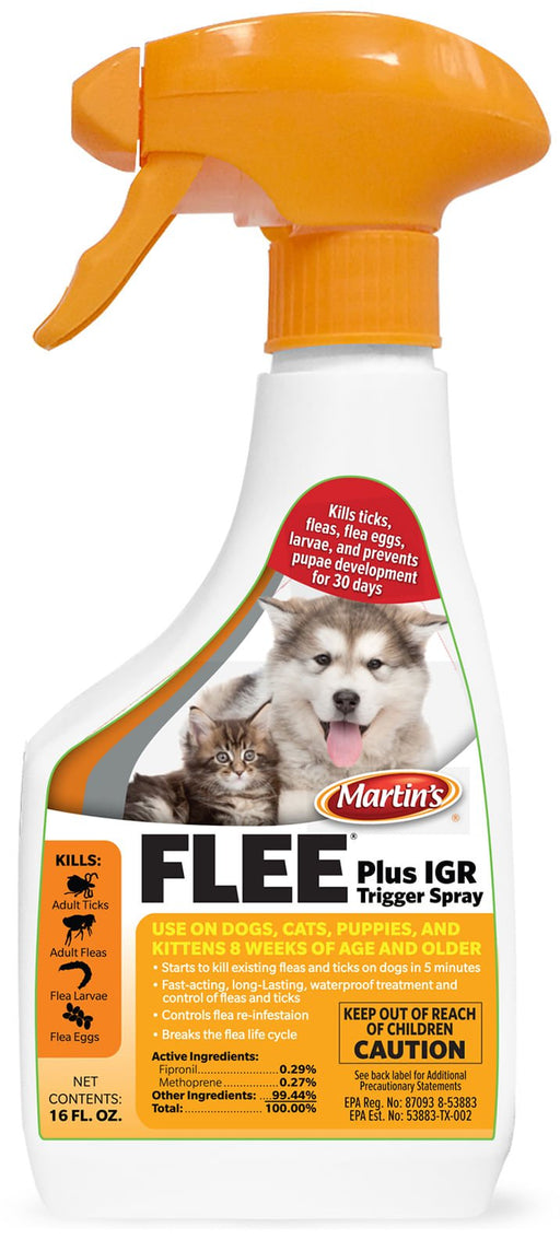 Martin's Flee Plus IGR Trigger Spray - Jeffers - Animal Health & Wellness > Flea & Tick Control