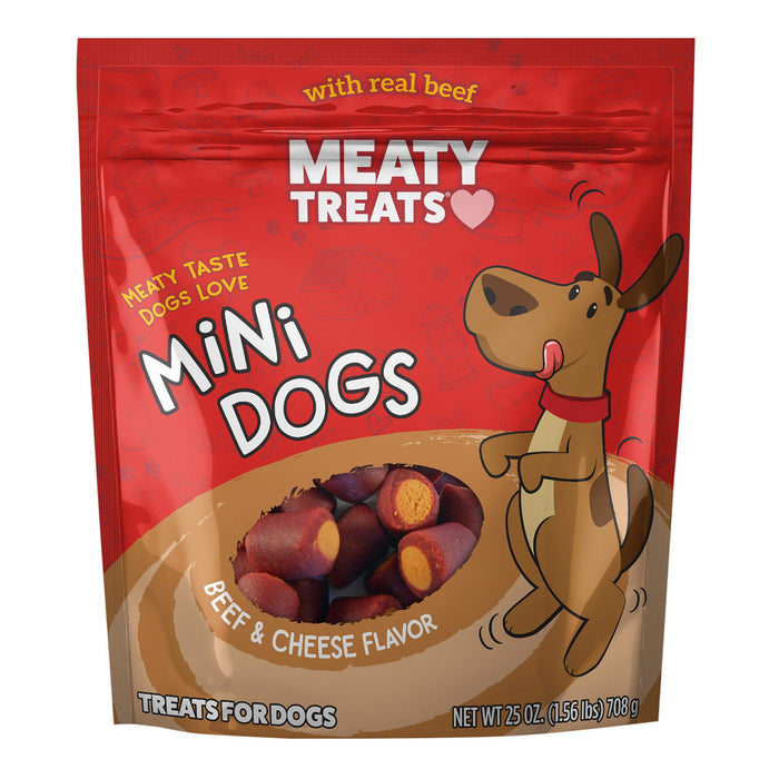 Meaty Treats Beef Mini Dogs, 25 oz - SUS3R - 25 oz - Beef - 1