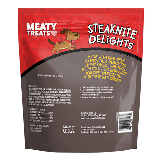 Meaty Treats Steaknite Delites, 25 oz - SUS3S - 25 oz - Beef - 2